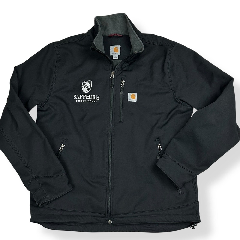 Carhartt Crowley Jacket Heavyweight Soft Shell Fleece Lined Rain Defender Large‎